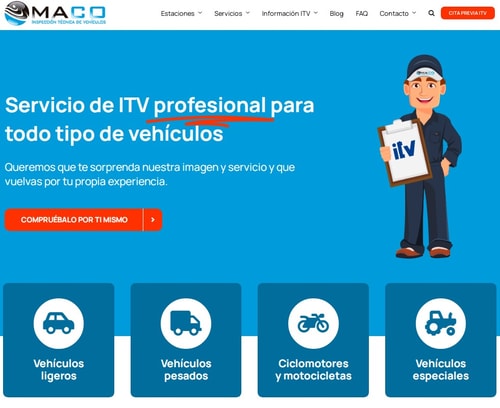 ITV Maco pagina web