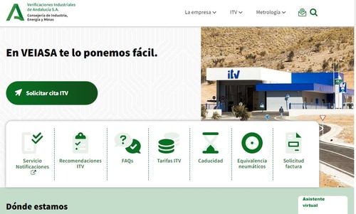 ITV VEIASA pagina oficial