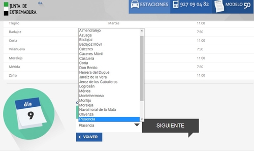 estaciones Junta de Extremadura ITV