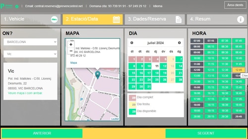 fecha cita PrevenControl